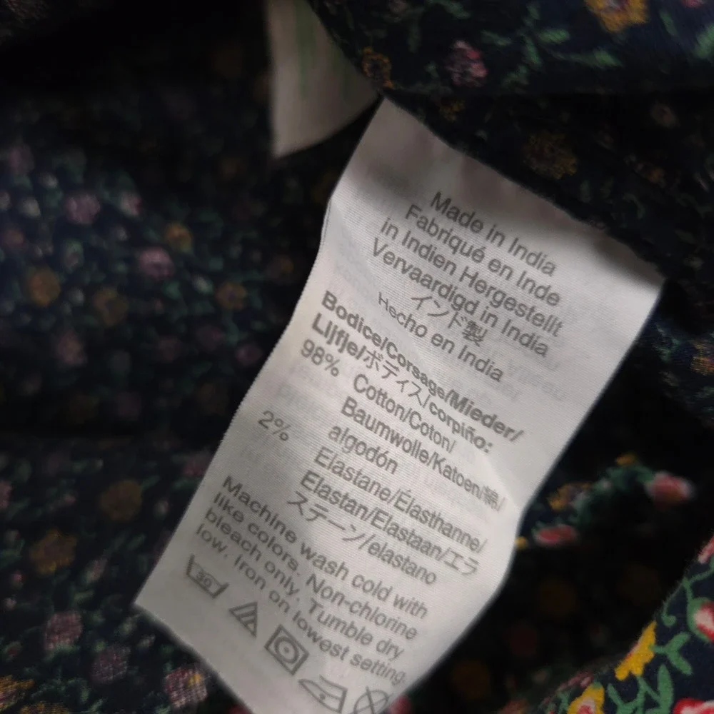 J Crew Flex Washed Shirt Mens S Floral Print Classic Fit Short Sleeve Stretch